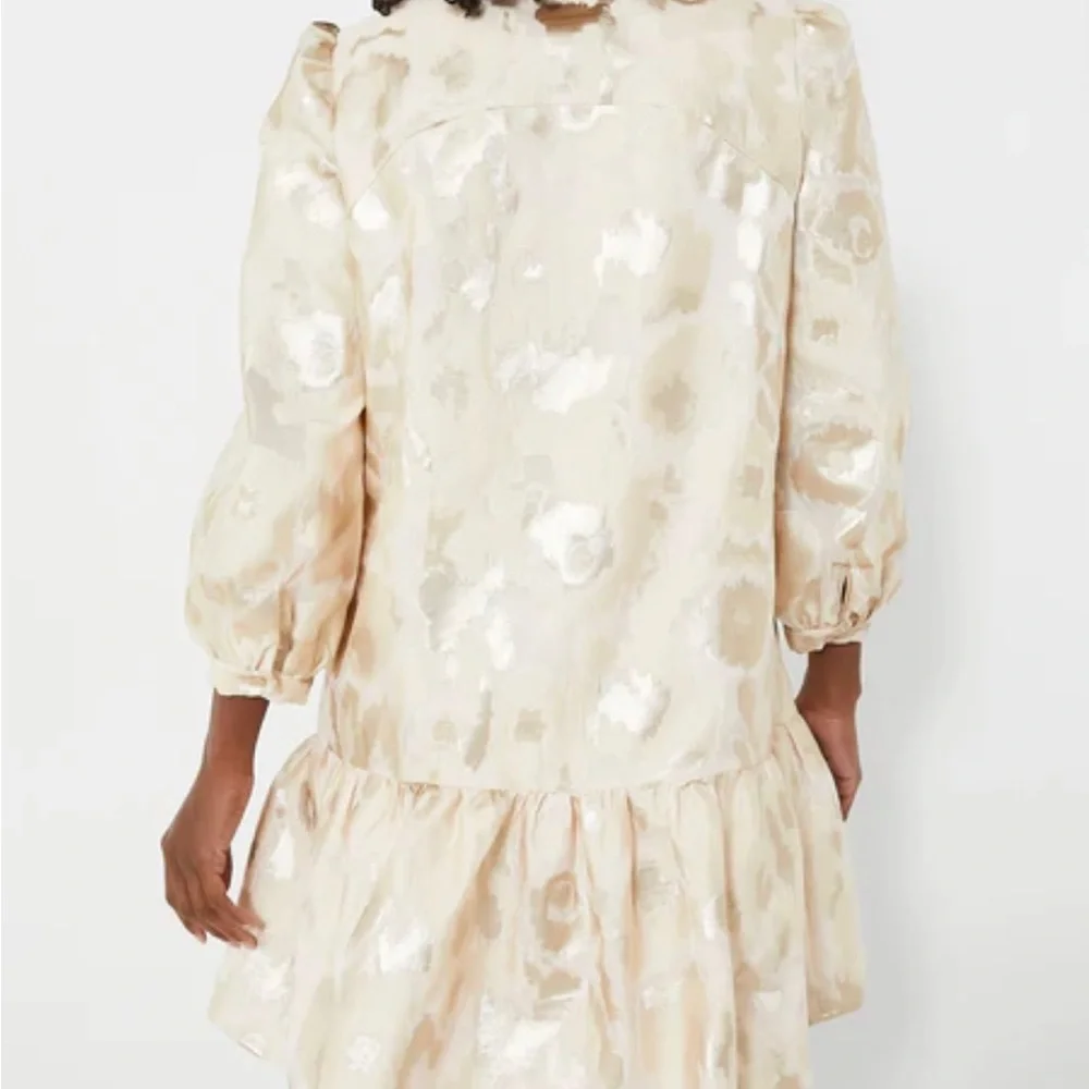 Tuckernuck Palmerston Mini Dress-Champagne/Gold-Women’s S-Formal-NEW-Formal-Wed - Picture 5 of 14